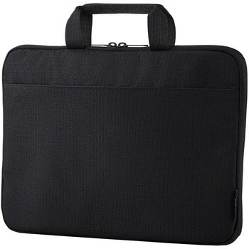 パソコンケース フルオープン PC操作可 撥水 軽量 スリム ハンドル付き 前面収納ポケット エレコム