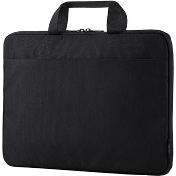 パソコンケース フルオープン PC操作可 撥水 軽量 スリム ハンドル付き 前面収納ポケット エレコム