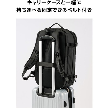 リュック 大容量 35L シューズ収納 16インチPC対応 小物整理ポケット付 バックパック 180度オープン構造 エレコム