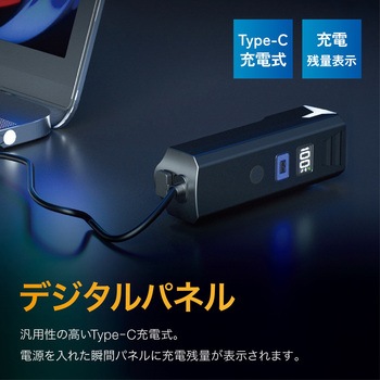 充電式 自転車 ライト 明るさ検知 5モード点灯 Type-C 生活防水 - AFF WARE
