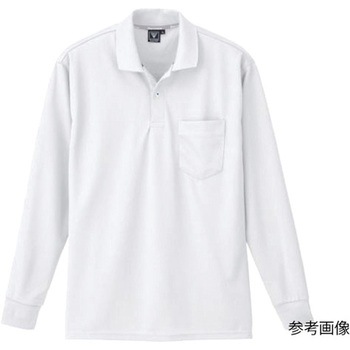 長袖ポロシャツ 白 6035-32シリーズ ジーベック