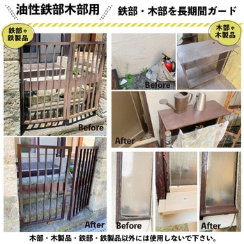 油性ウレタンガード 油性鉄部木部用(つやあり) カンペハピオ