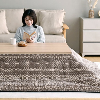 こたつ布団 長方形 105×70-75用 フランネル調 京都絞