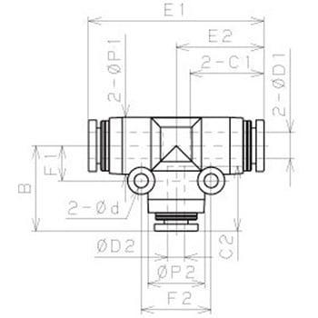 違径ユニオンティー PISCO(ピスコ)