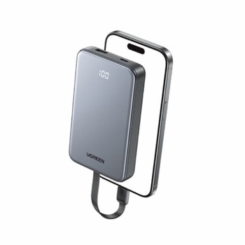UGREEN 10000mAh USB-Cケーブル内蔵モバイルバッテリー 75161B - UGREEN