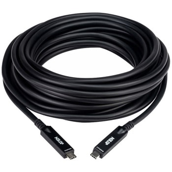 10m 4k60p DP alt mode 対応 USB-C ファイバーケーブル - ATEN