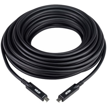 15m 4k60p DP alt mode 対応 USB-C ファイバーケーブル - ATEN
