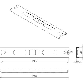 パレットハングバー(プラスチック用パレット吊り具) FSC藤原産業
