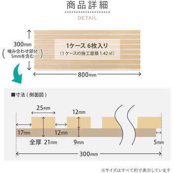 吸音パネル 6枚組 萩原
