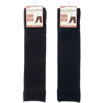 リブレッグウォーマー/無地 ゴートレイド