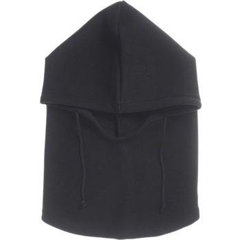スエードタッチ フード付 ネックウォーマー/ブラック ゴートレイド
