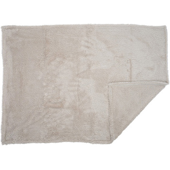 両面ボアブランケット 100×70cm/ベージュ ゴートレイド