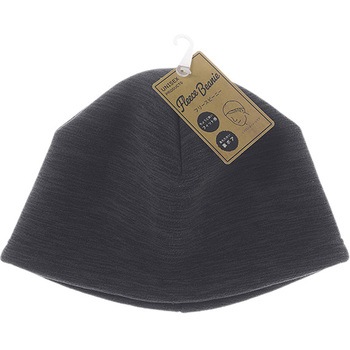 杢調フリースビーニー/裏ボア/チャコールグレー ゴートレイド