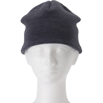 杢調フリースビーニー/裏ボア/チャコールグレー ゴートレイド