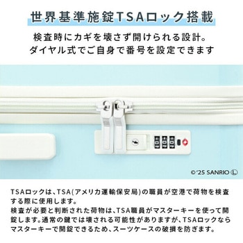 スーツケース キャリーケース TSAロック 軽量 K.K物産