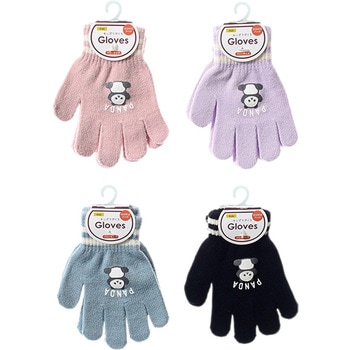 キッズ のびのび手袋 パンダ ゴートレイド