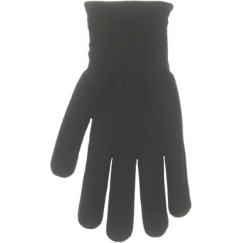 紳士 裏起毛フィットグローブ/撥水加工/ブラック ゴートレイド