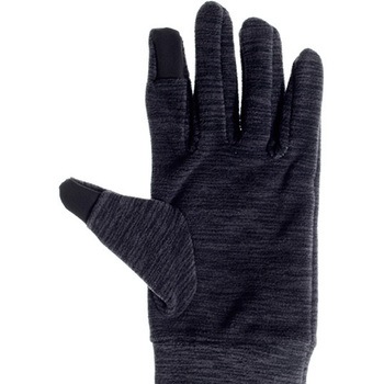 紳士 裏起毛カチオンフリース手袋/タッチパネル対応/チャコールグレー ゴートレイド