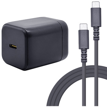 AC充電器Type-C柔らかシリコンケーブル付き ラスタバナナ