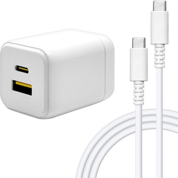 AC充電器 柔らかシリコンケーブル付き ラスタバナナ