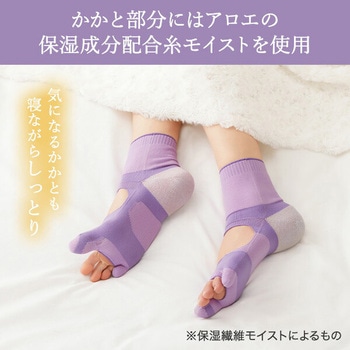 毎晩履きたい おやすみ 外反母趾サポーター 靴下 メイダイ