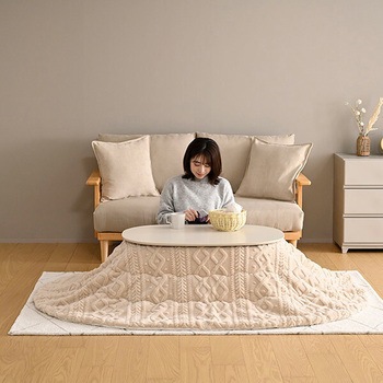 こたつ布団セット 長方形 90×60cm 楕円形 丸型 YAMAZEN(山善)