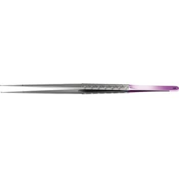 ドベイキーマイクロ鑷子チタン製ラウンドハンドル 先端1mm FMシリーズ ビー・ブラウンエースクラップ