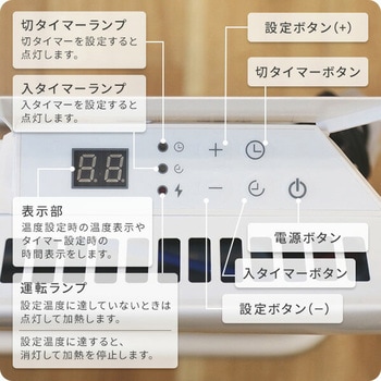 ヒーター パネルヒーター 1000W mill(ミル)
