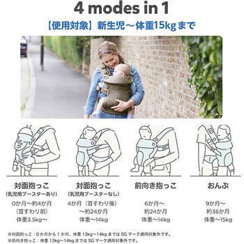 ジョイー Joie ベビーキャリア サビー エア 抱っこ紐 新生児～体重15kgまで カトージ