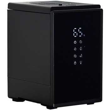 キューブ型スチーム式加湿器 3.4L 上部給水 木造約9畳 プレハブ約15畳 湯こぼれ防止 YAMAZEN(山善)