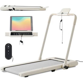 組立不要 フラットウォーク 電動ウォーカー 最大時速10km プログラム12種類 折りたたみ式 超薄型 アルインコ