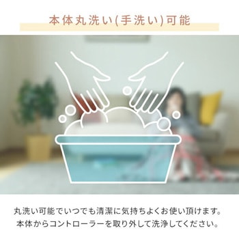 くるみケット ライト USB充電 どこでも電気着る毛布 YAMAZEN(山善)