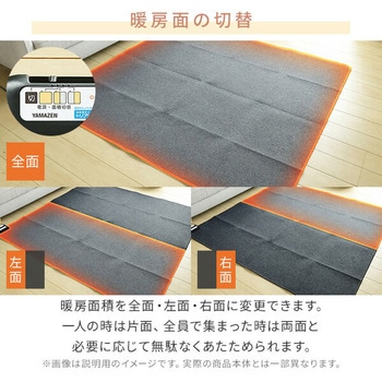 電気カーペット 敷く消臭元 ホットカーペット 制菌 消臭 小林製薬 YAMAZEN(山善)