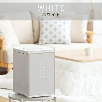 キューブ型スチーム式加湿器 3.4L 上部給水 木造約9畳 プレハブ約15畳 湯こぼれ防止 YAMAZEN(山善)