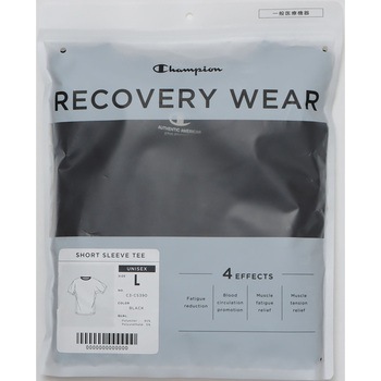 チャンピオン リカバリーウェア SHORT SLEEVE T-SHIRT Tシャツ 血行促進 疲労軽減 一般医療機器 リラックスフィット 吸汗速乾 抗菌防臭 Champion - チャンピオン