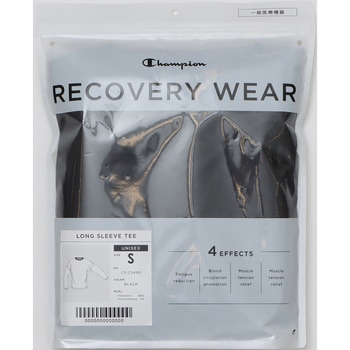 チャンピオン リカバリーウェア LONG SLEEVE T-SHIRT Tシャツ 血行促進 疲労軽減 一般医療機器 リラックスフィット 吸汗速乾 抗菌防臭 Champion チャンピオン