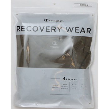 チャンピオン リカバリーウェア LONG SLEEVE T-SHIRT Tシャツ 血行促進 疲労軽減 一般医療機器 リラックスフィット 吸汗速乾 抗菌防臭 Champion チャンピオン