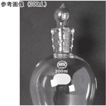 分液ロート スキーブ型(ガラスコック)白 166シリーズ 日本理化学器械(NRK)