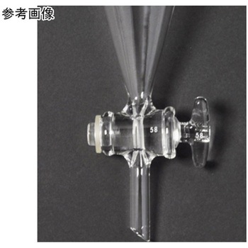 分液ロート スキーブ型(ガラスコック)白 166シリーズ 日本理化学器械(NRK)