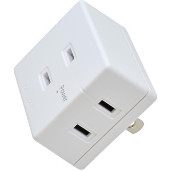 発煙ガードトリプルタップ 3個口 オーム電機