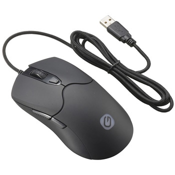 ゲーミングマウス 有線 USB 6ボタン DPI7200対応 RGBバックライト オーム電機