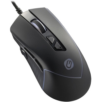 ゲーミングマウス 有線 USB 9ボタン 高DPI12400 Fireボタン付 オーム電機