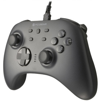 ゲームパッド 有線 USB 21ボタン マクロ機能 RGBライト 振動対応 オーム電機