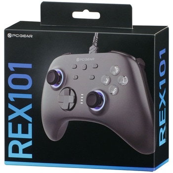 ゲームパッド 有線 USB 21ボタン マクロ機能 RGBライト 振動対応 - オーム電機