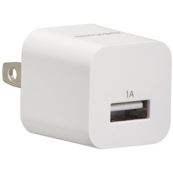 USBチャージャー Type-A 1A 軽量21g コンパクト設計 安全保護機能付 オーム電機