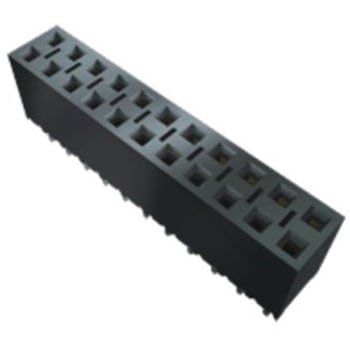 基板接続用ソケット 24 極 2.54mm 2 列 スルーホール 1セット 18個入 SAMTEC