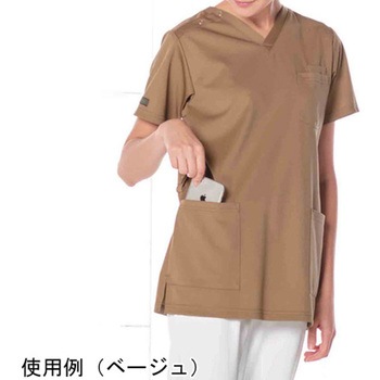 男女兼用スクラブ パープル RF-5502シリーズ ナガイレーベン