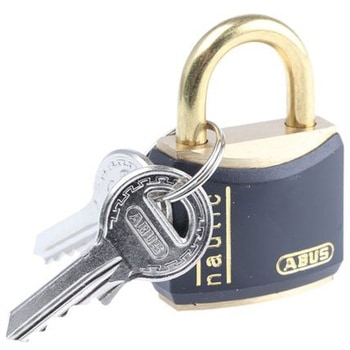 Abus 安全用南京錠 パドロック 真鍮 黒 ABUS