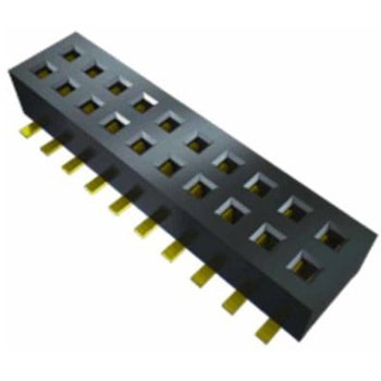基板接続用ソケット 22 極 1.27mm 2 列 表面実装 SAMTEC