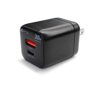 PD30W急速パワフル充電器(USB-C、USB-A) エアージェイ